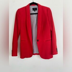 J. Crew Red Blazer